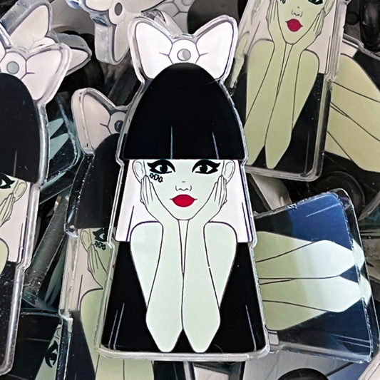 Cella Bright Feelin' Voltageous Acrylic Pin Feelin' Monsterous Collection