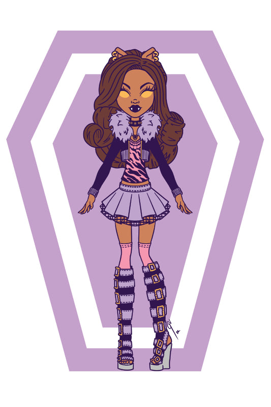 Teen Wolf Doll 6x9 Print