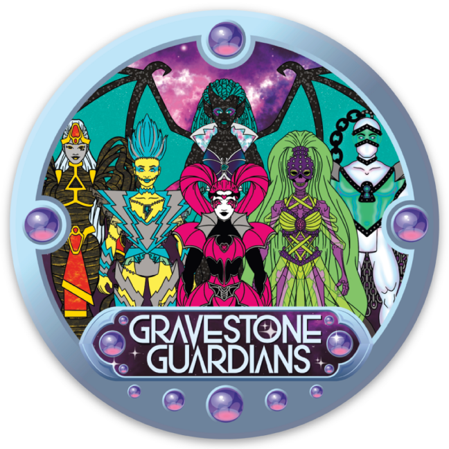 Gravestone Guardians Shield Sticker