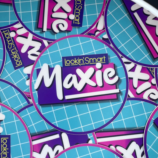 Maxie Logo Circle Sticker