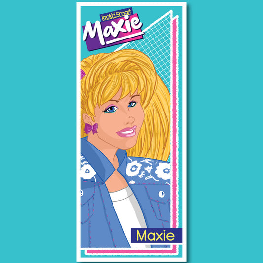 Maxie “80s Teen” Illustration print 3.75 x 8.88