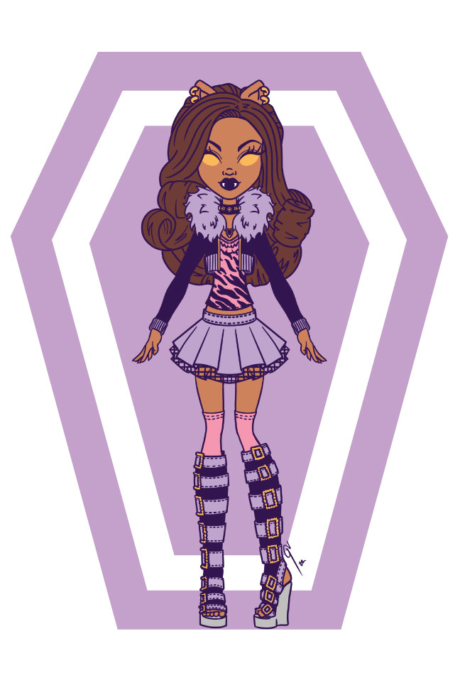 Teen Wolf Doll Print