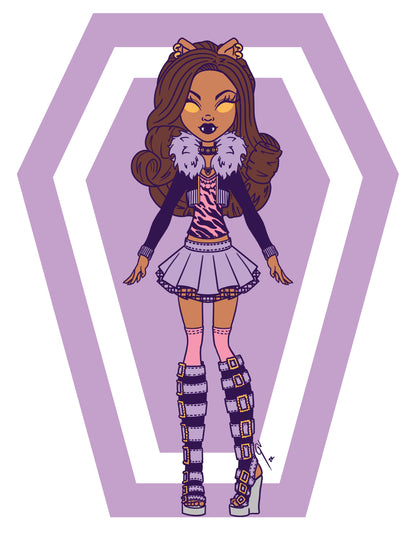 Teen Wolf Doll Print